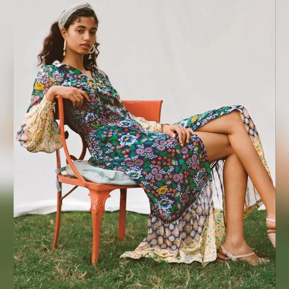 Maeve By Anthropologie Floral Boho Dress - Picture 1 of 4